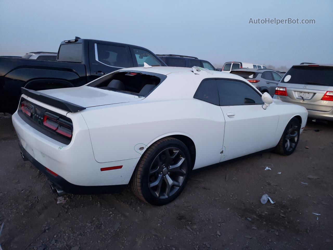 2015 Dodge Challenger Sxt Plus White vin: 2C3CDZBG3FH758035