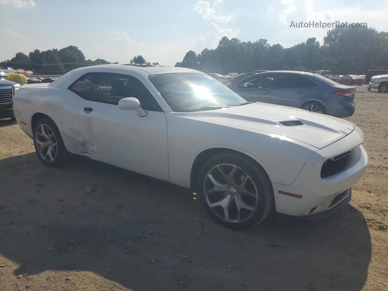 2015 Dodge Challenger Sxt Plus Белый vin: 2C3CDZBG3FH809906