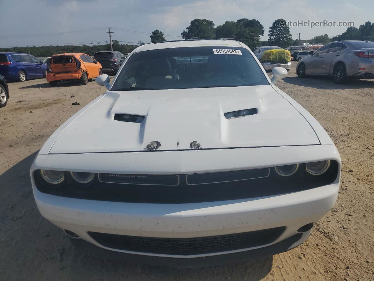 2015 Dodge Challenger Sxt Plus White vin: 2C3CDZBG3FH809906