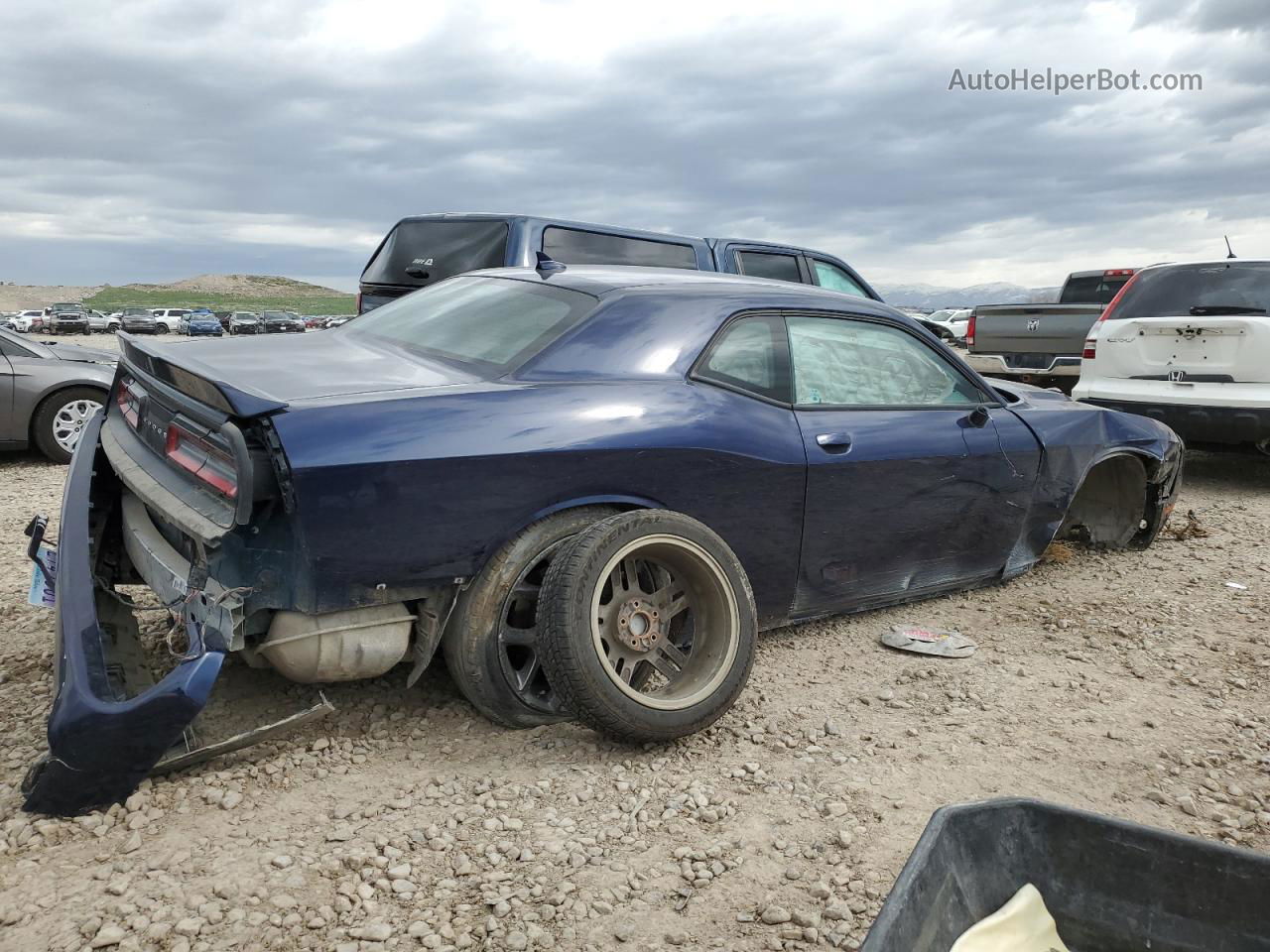 2015 Dodge Challenger Sxt Plus Синий vin: 2C3CDZBG3FH823255