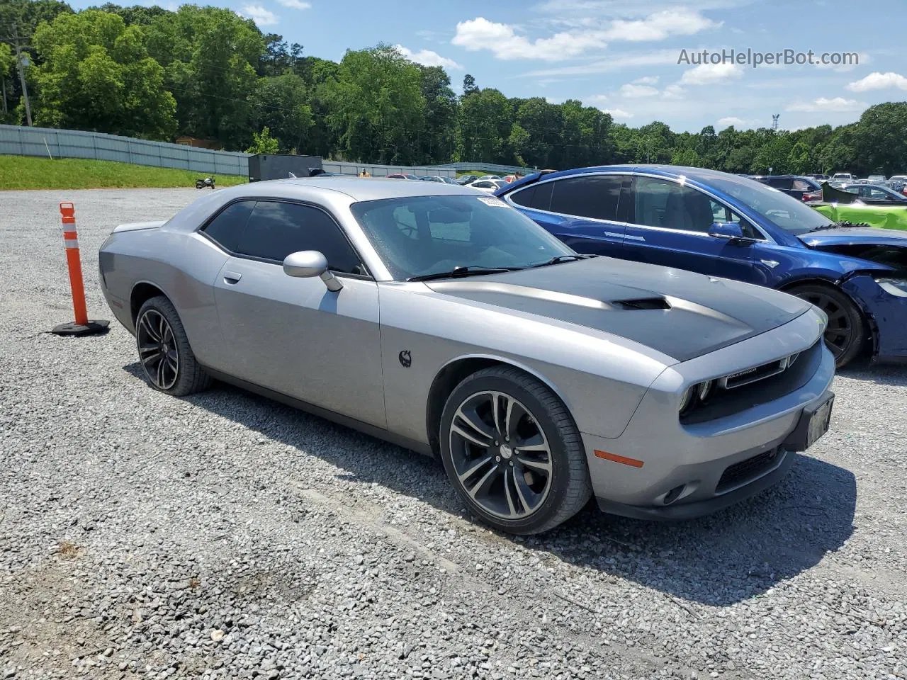 2015 Dodge Challenger Sxt Plus Silver vin: 2C3CDZBG3FH838533