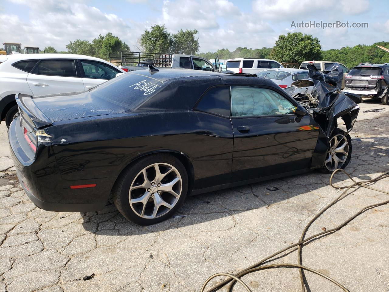 2015 Dodge Challenger Sxt Plus Black vin: 2C3CDZBG3FH868695