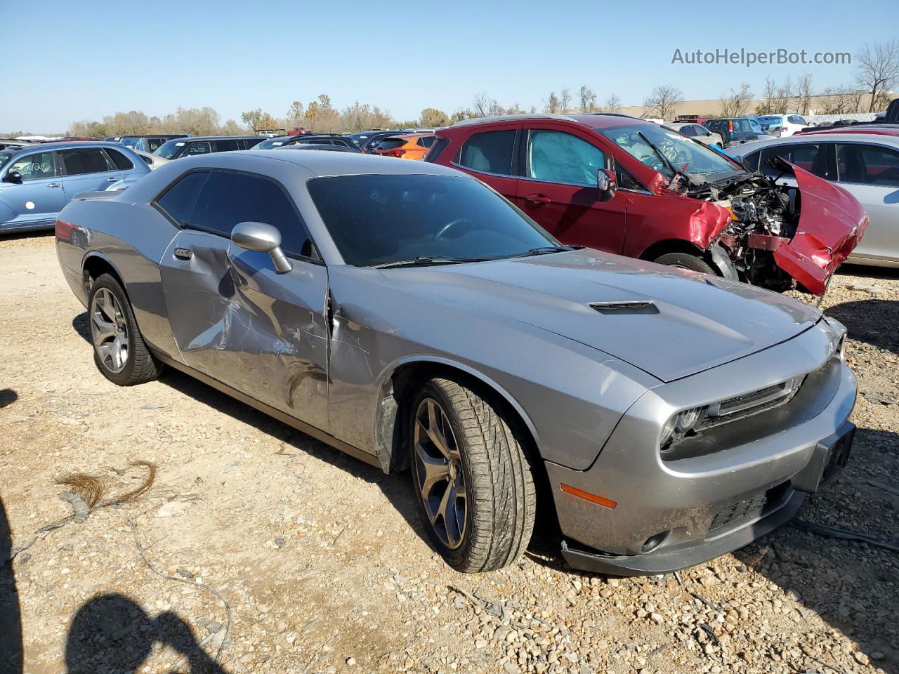 2015 Dodge Challenger Sxt Plus Серебряный vin: 2C3CDZBG4FH761235