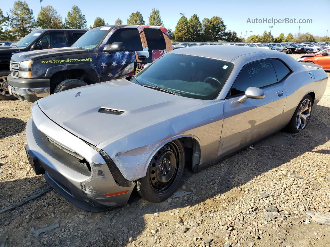 2015 Dodge Challenger Sxt Plus Silver vin: 2C3CDZBG4FH761235