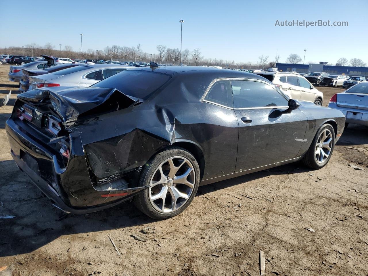 2015 Dodge Challenger Sxt Plus Black vin: 2C3CDZBG4FH911652