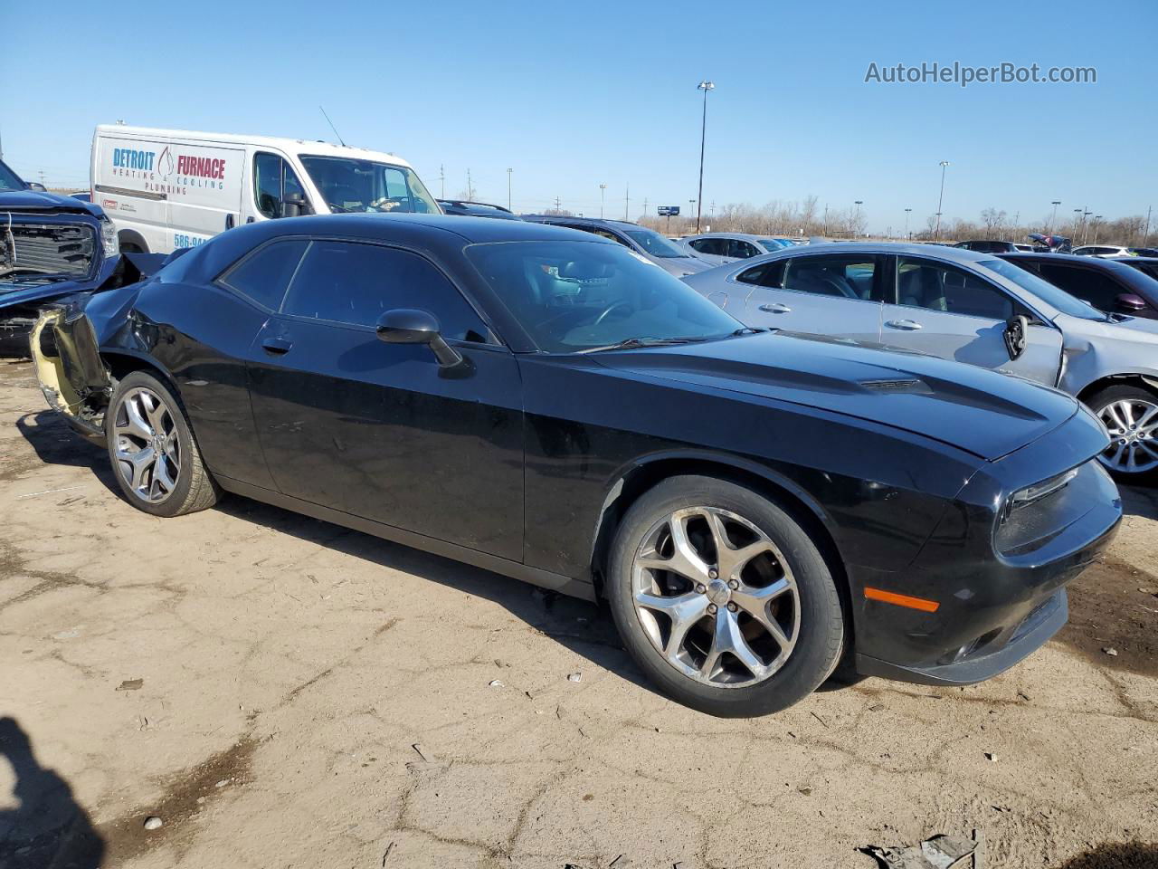 2015 Dodge Challenger Sxt Plus Black vin: 2C3CDZBG4FH911652