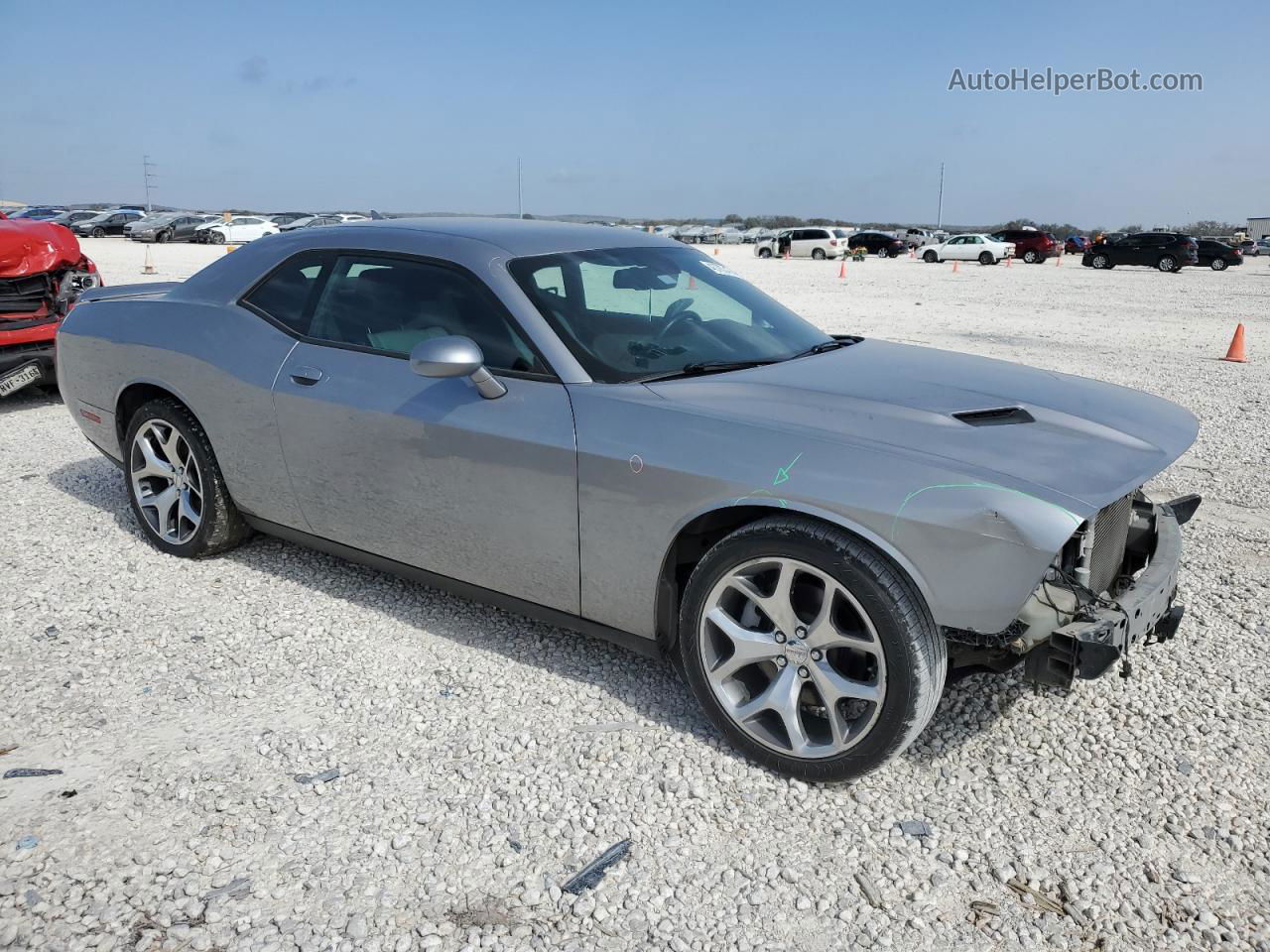 2015 Dodge Challenger Sxt Plus Серебряный vin: 2C3CDZBG5FH811687