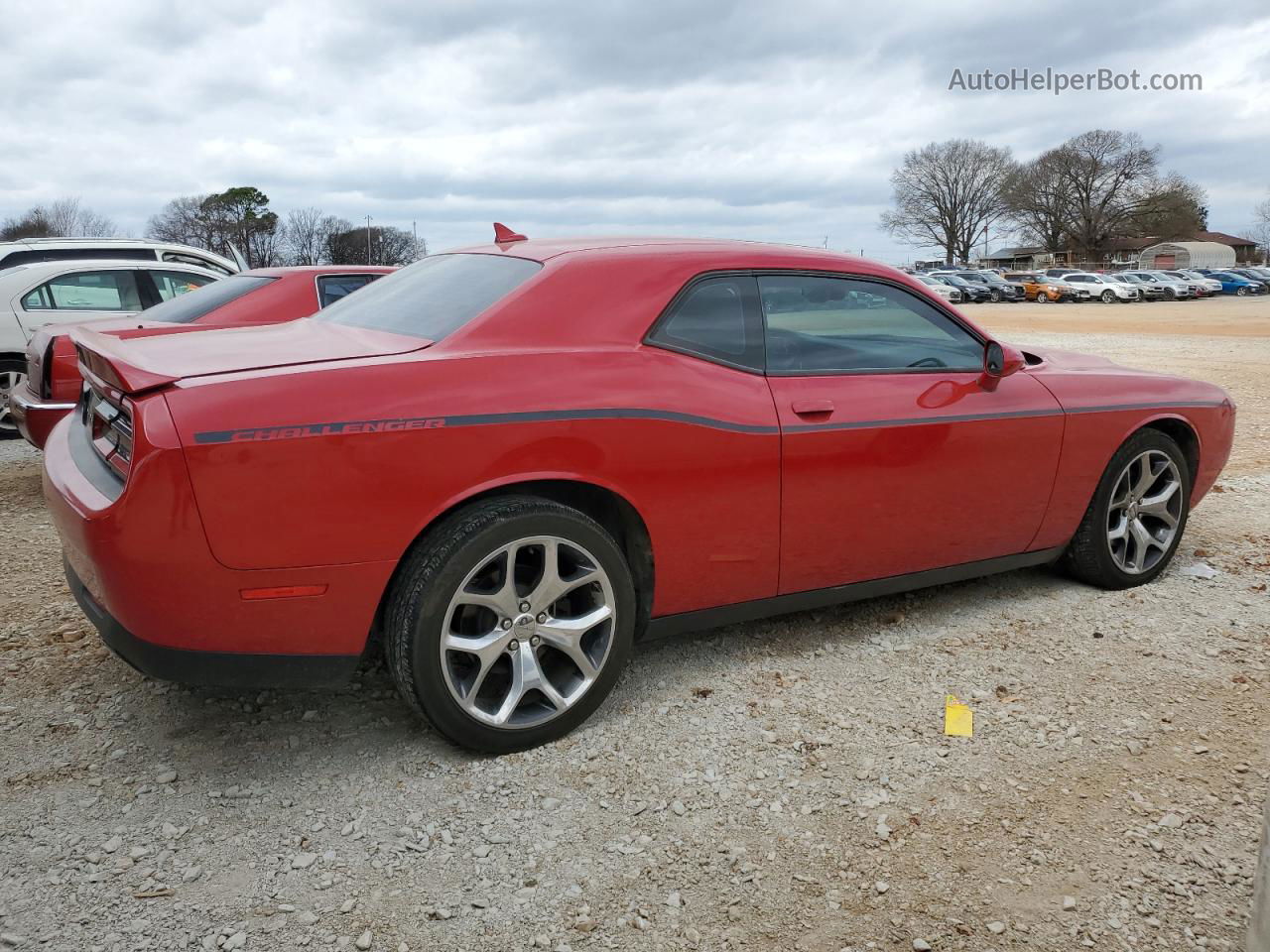 2015 Dodge Challenger Sxt Plus Red vin: 2C3CDZBG6FH711159