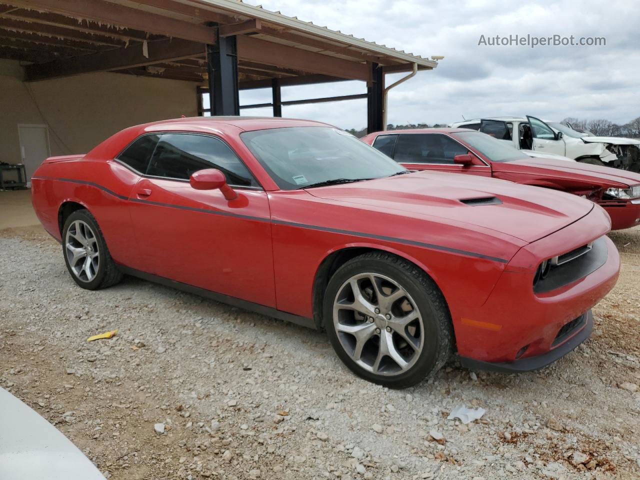 2015 Dodge Challenger Sxt Plus Red vin: 2C3CDZBG6FH711159