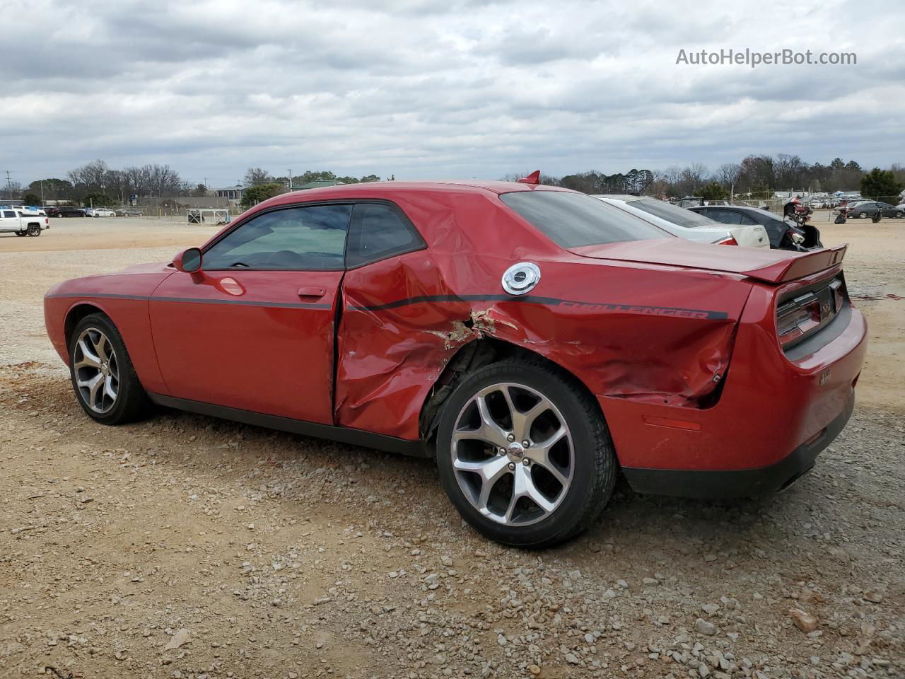 2015 Dodge Challenger Sxt Plus Red vin: 2C3CDZBG6FH711159