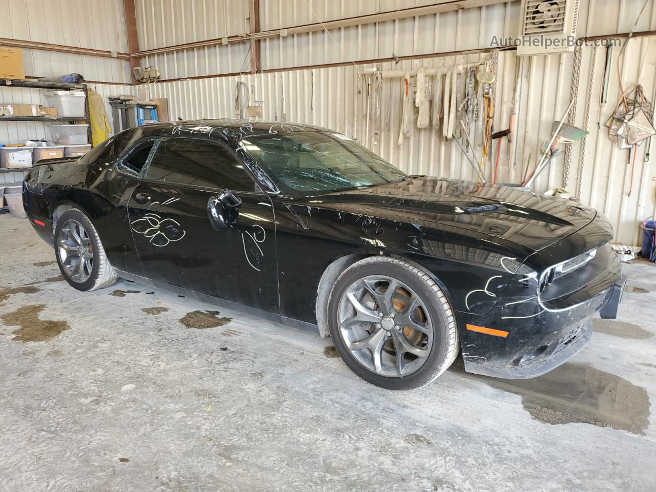 2015 Dodge Challenger Sxt Plus Черный vin: 2C3CDZBG7FH851107