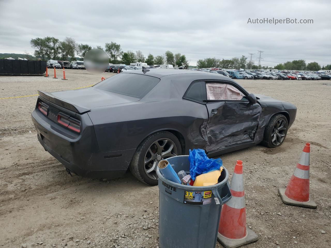 2015 Dodge Challenger Sxt Plus Серый vin: 2C3CDZBG8FH704696