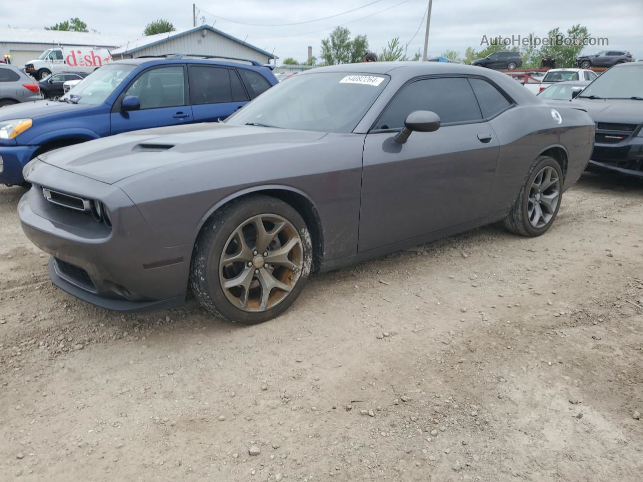 2015 Dodge Challenger Sxt Plus Серый vin: 2C3CDZBG8FH704696