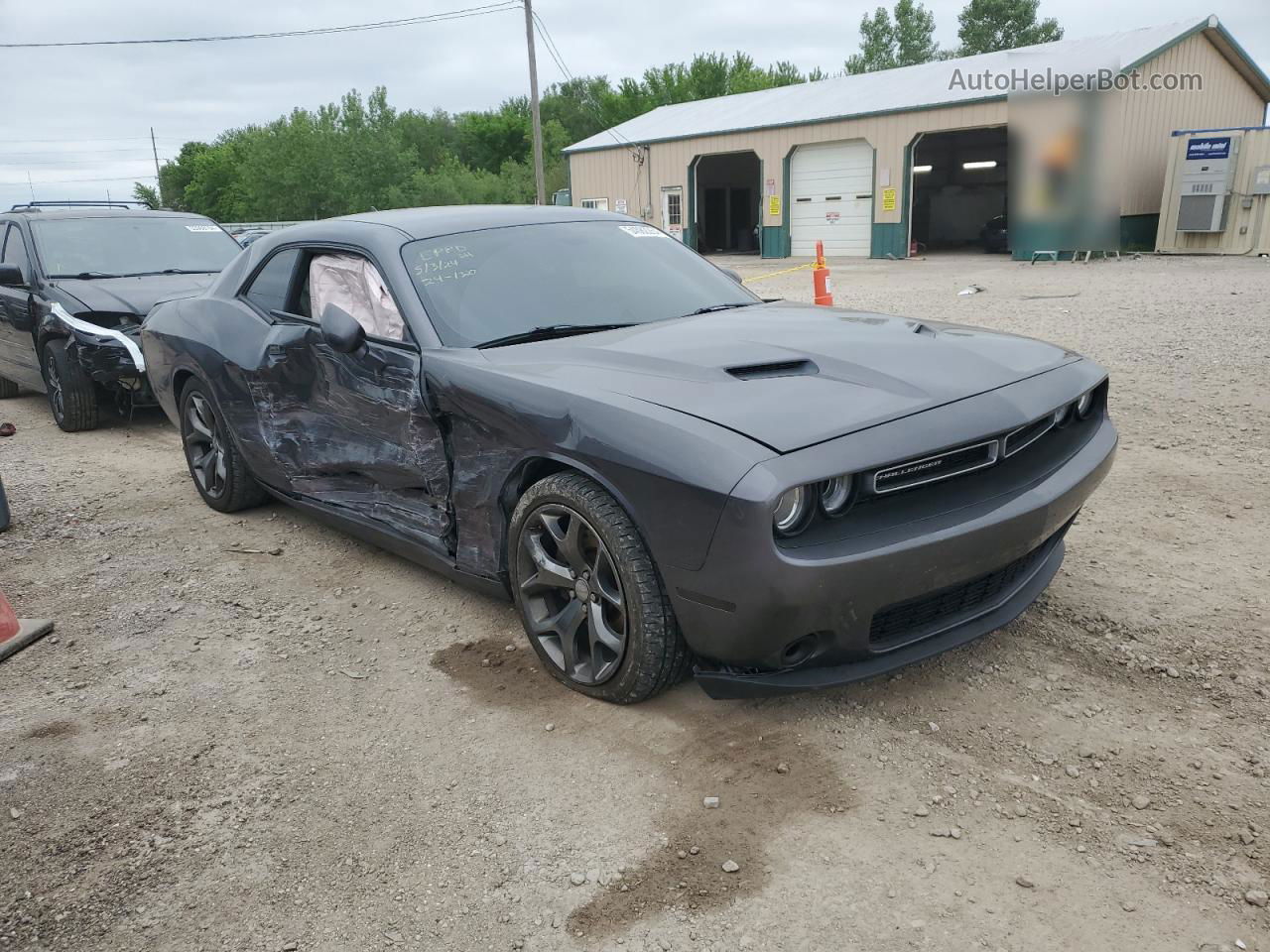 2015 Dodge Challenger Sxt Plus Gray vin: 2C3CDZBG8FH704696