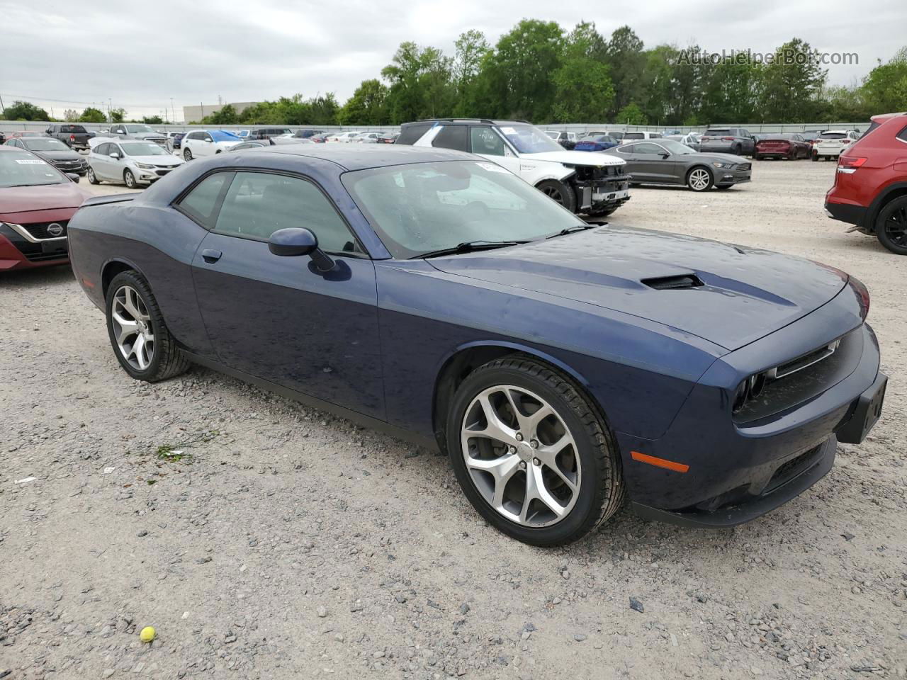 2015 Dodge Challenger Sxt Plus Синий vin: 2C3CDZBG9FH705873