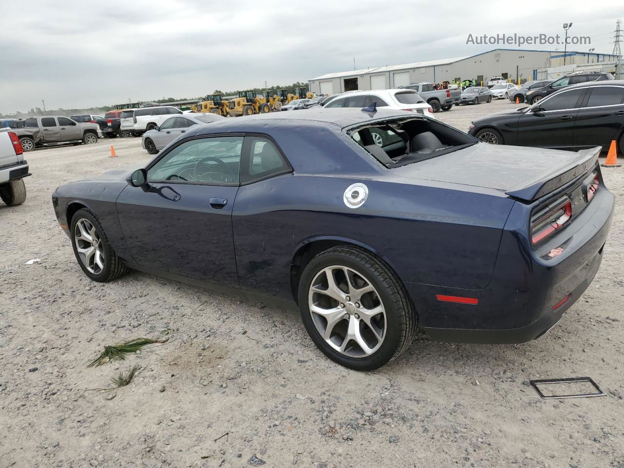 2015 Dodge Challenger Sxt Plus Синий vin: 2C3CDZBG9FH705873