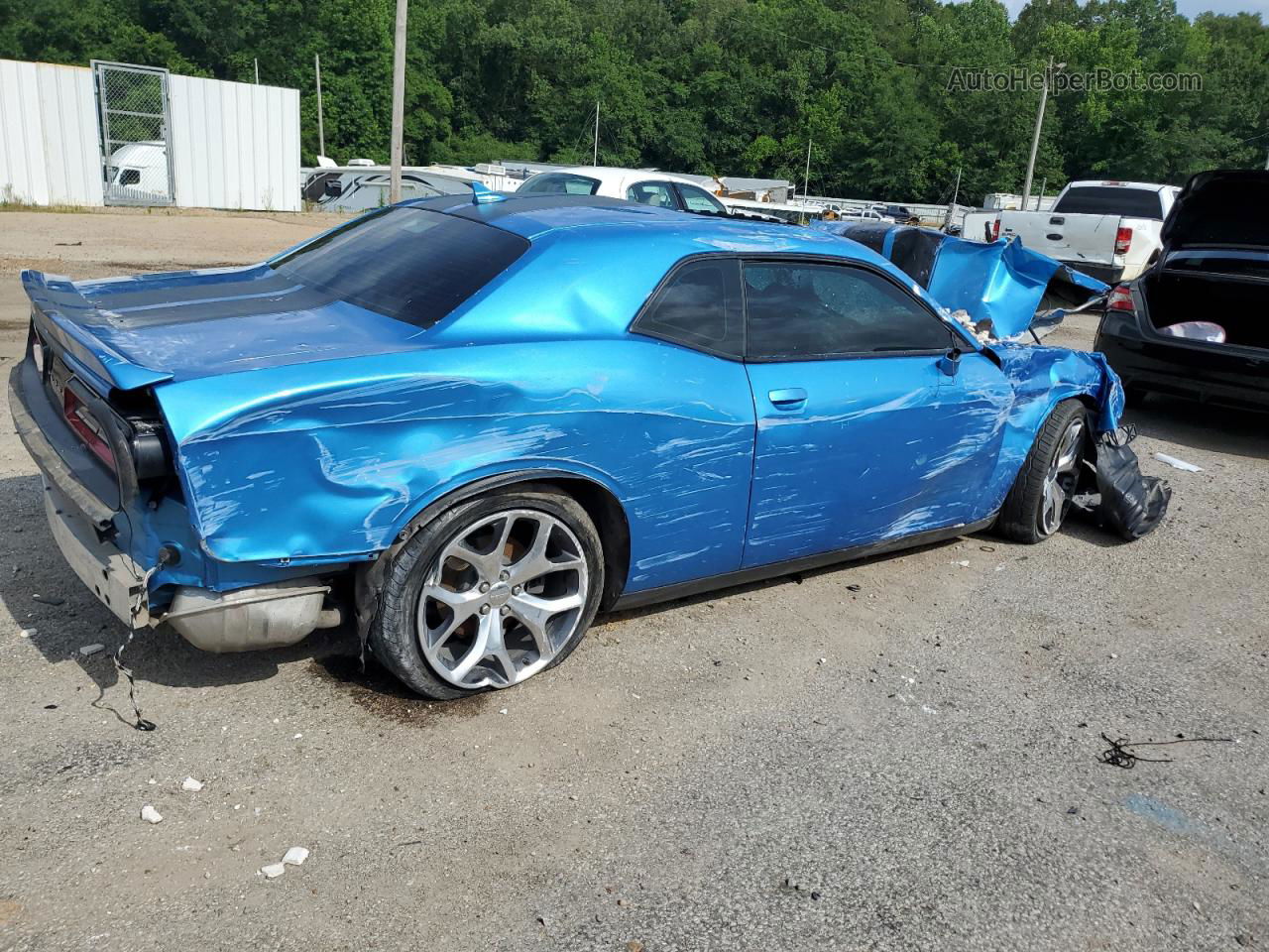 2015 Dodge Challenger Sxt Plus Blue vin: 2C3CDZBG9FH823714