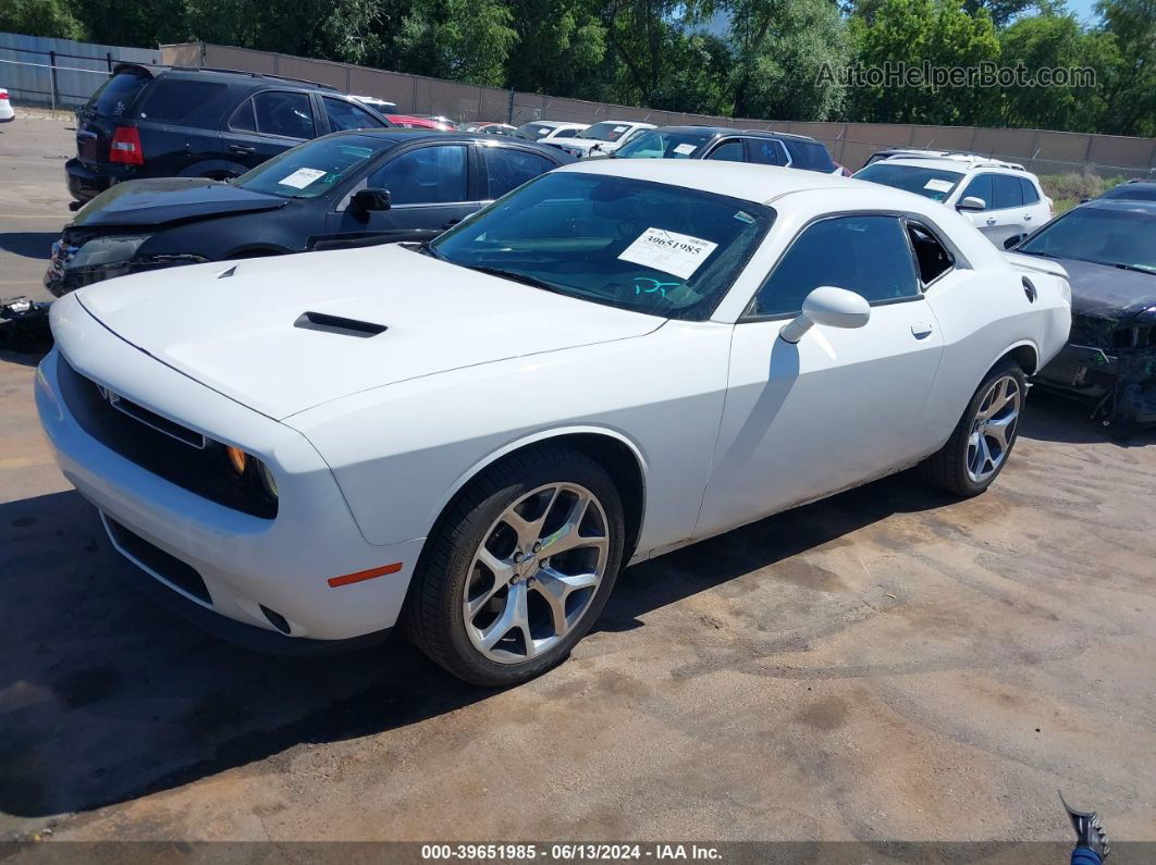 2015 Dodge Challenger Sxt Plus White vin: 2C3CDZBG9FH850640