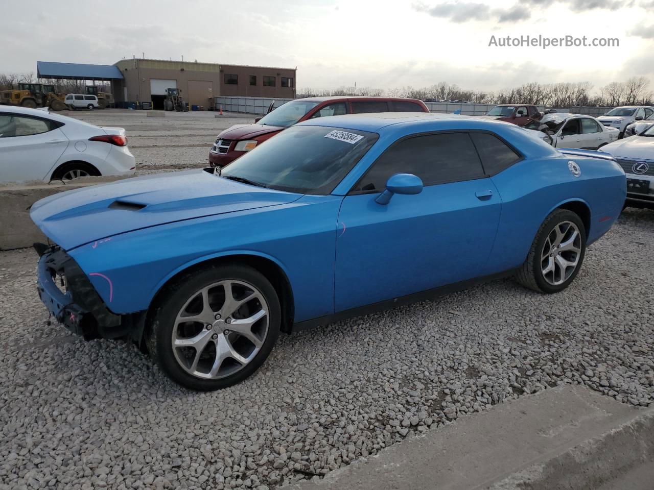 2015 Dodge Challenger Sxt Plus Синий vin: 2C3CDZBG9FH861542