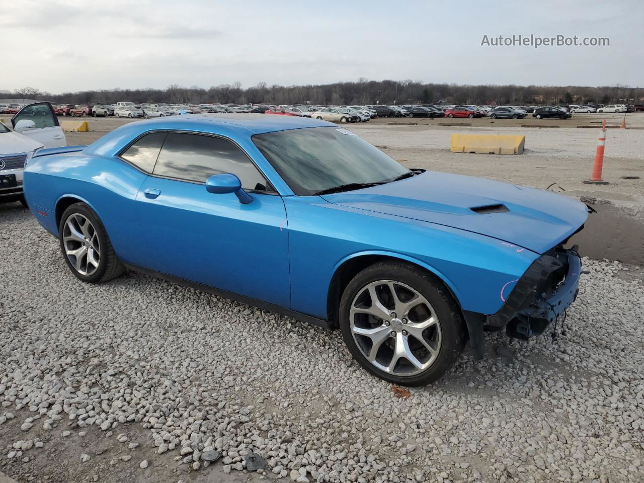 2015 Dodge Challenger Sxt Plus Blue vin: 2C3CDZBG9FH861542