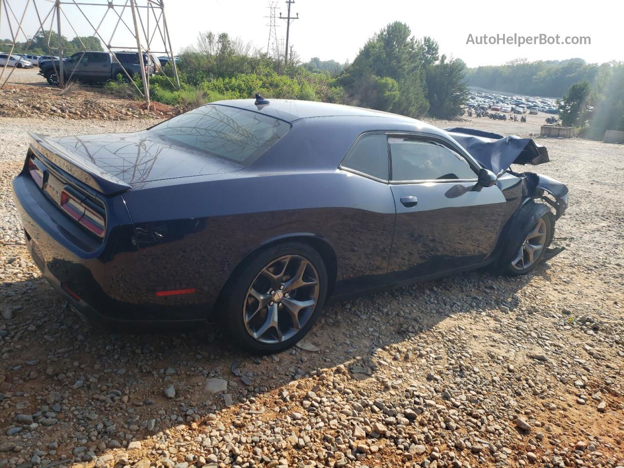 2015 Dodge Challenger Sxt Plus Синий vin: 2C3CDZBG9FH865624