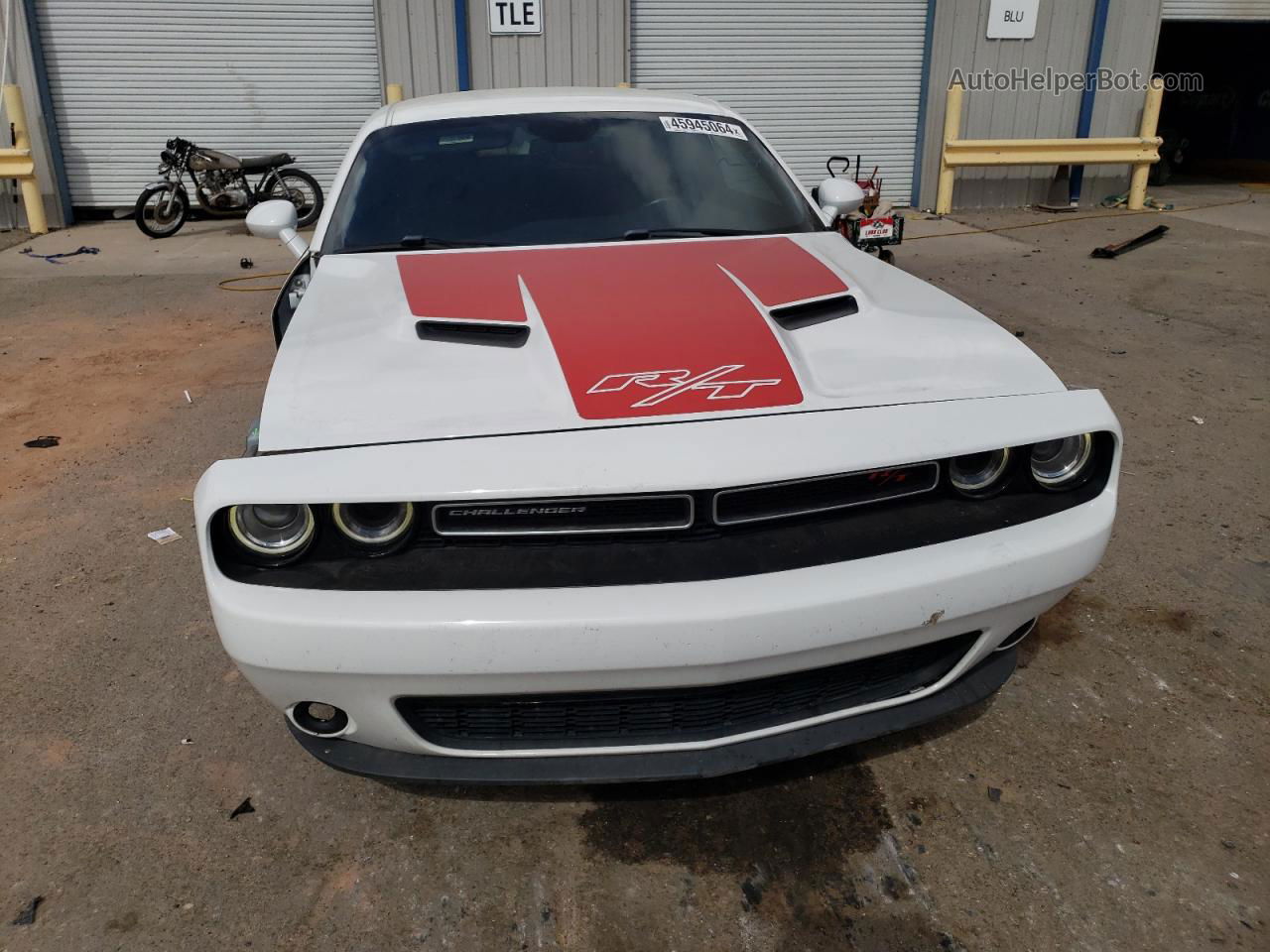 2016 Dodge Challenger R/t White vin: 2C3CDZBT0GH171581