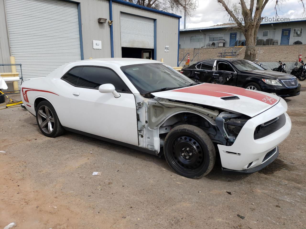 2016 Dodge Challenger R/t White vin: 2C3CDZBT0GH171581