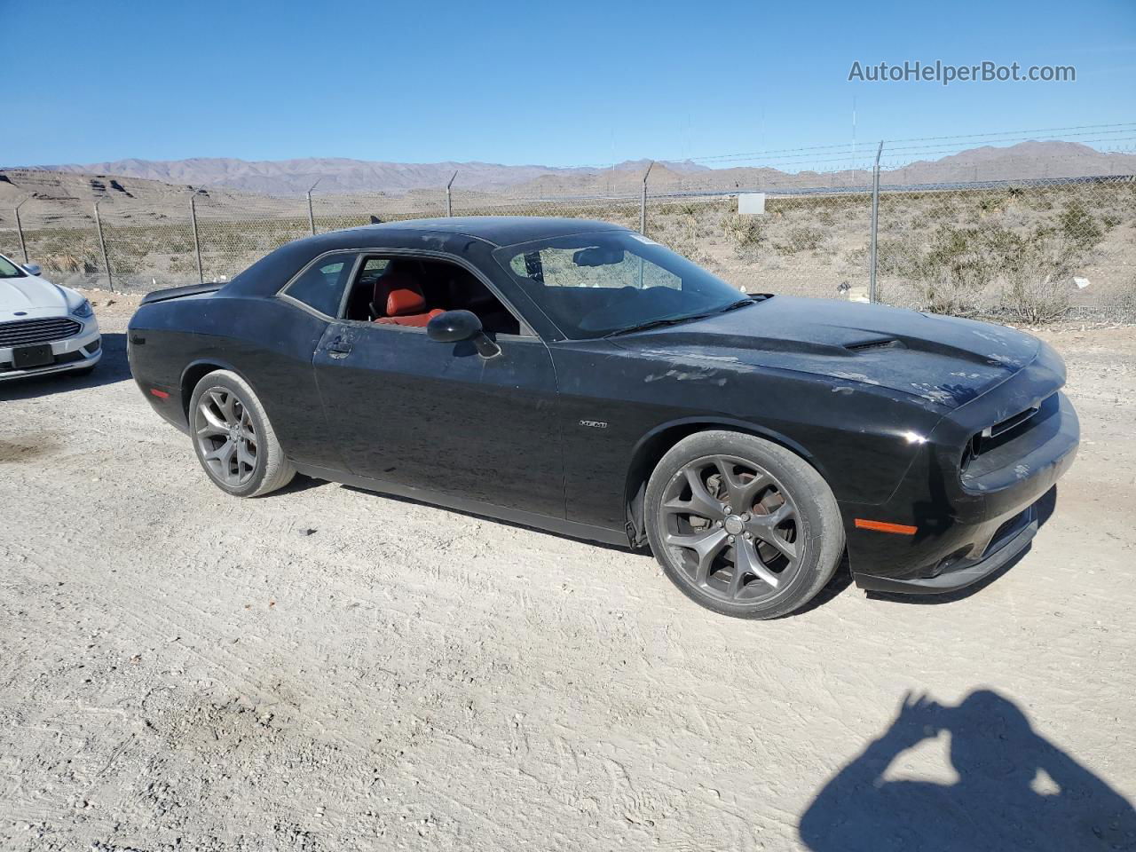 2016 Dodge Challenger R/t Black vin: 2C3CDZBT0GH279540