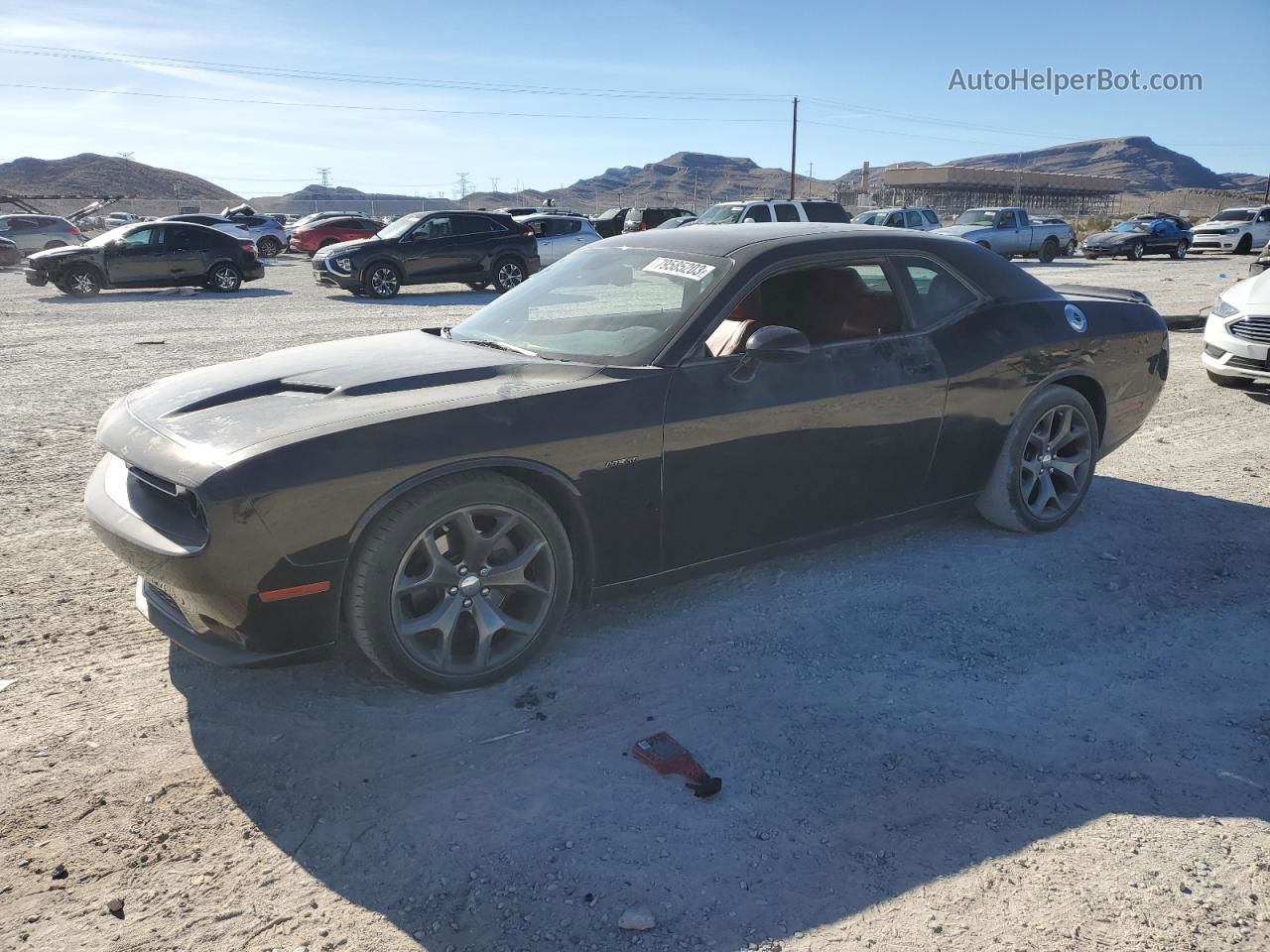 2016 Dodge Challenger R/t Black vin: 2C3CDZBT0GH279540