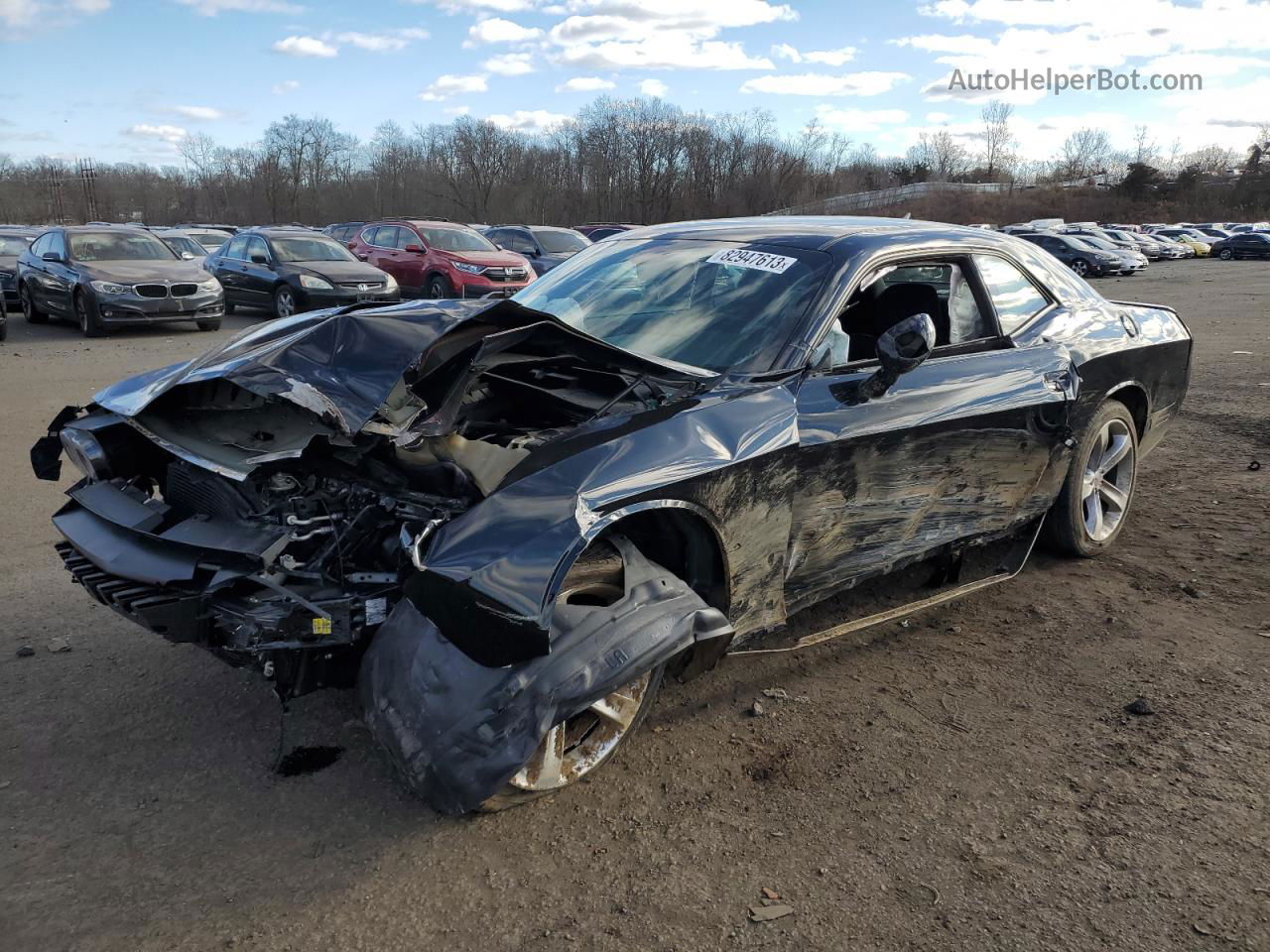 2017 Dodge Challenger R/t Черный vin: 2C3CDZBT0HH574042