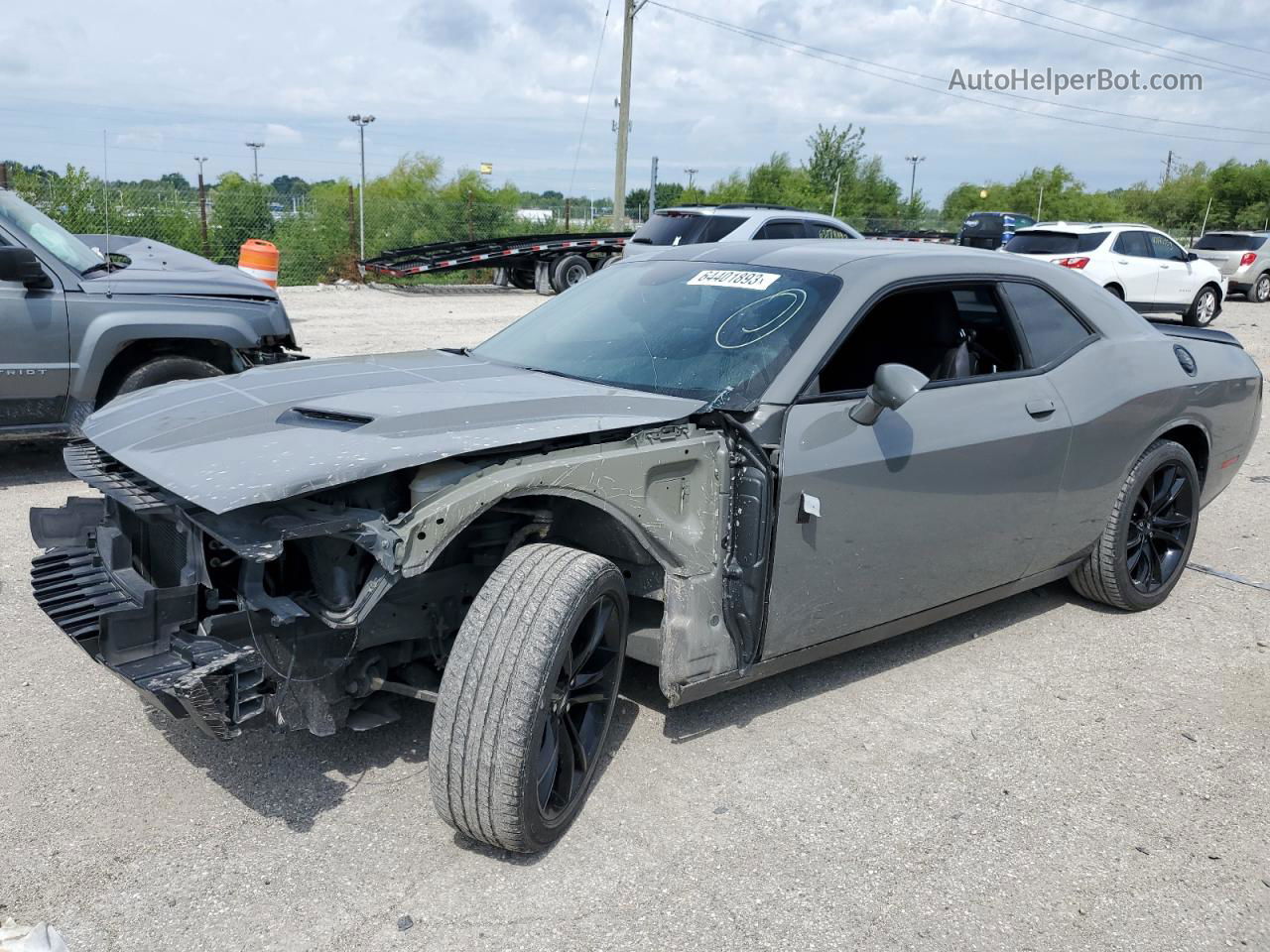 2017 Dodge Challenger R/t Серый vin: 2C3CDZBT0HH580603