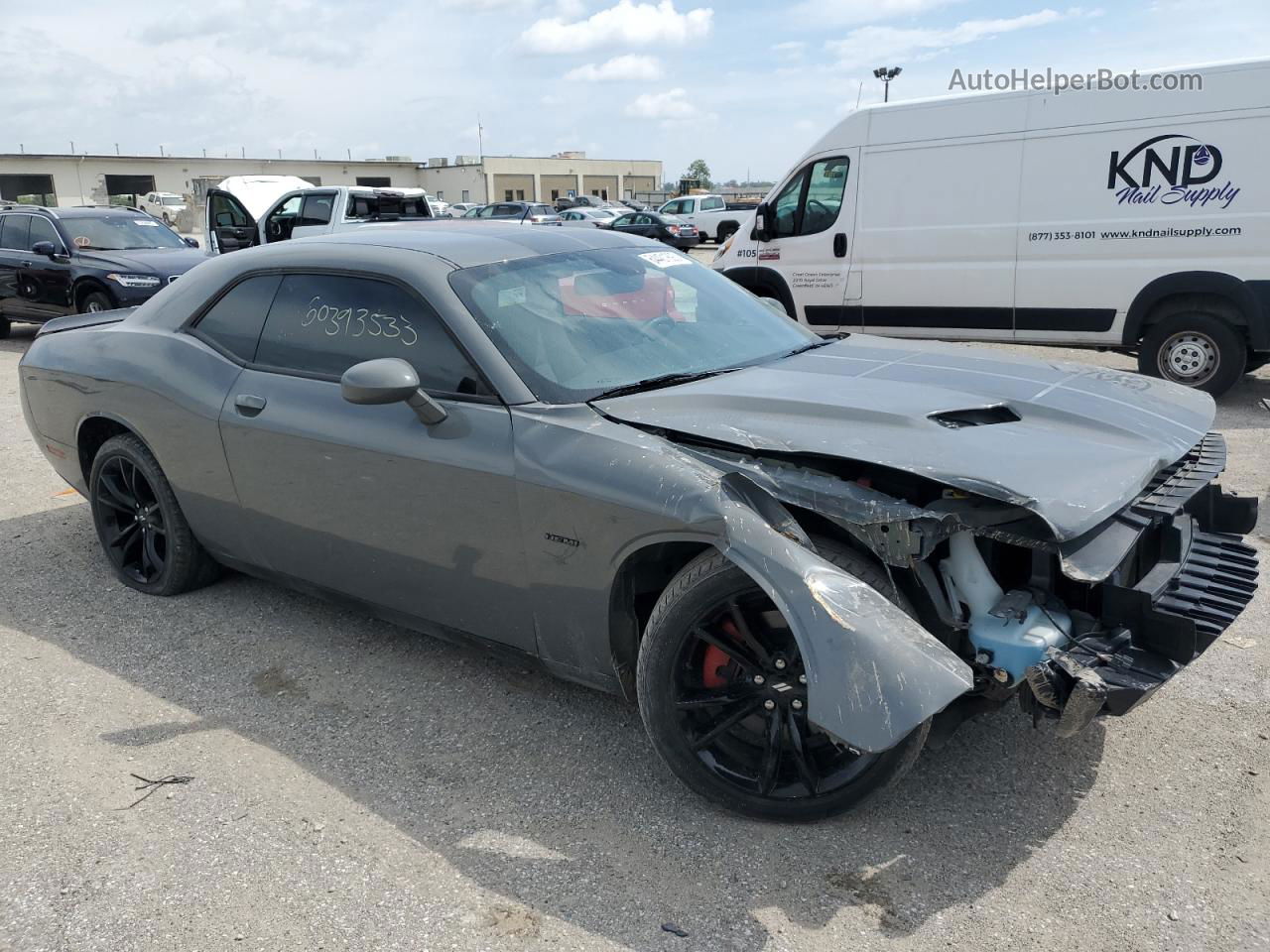 2017 Dodge Challenger R/t Gray vin: 2C3CDZBT0HH580603