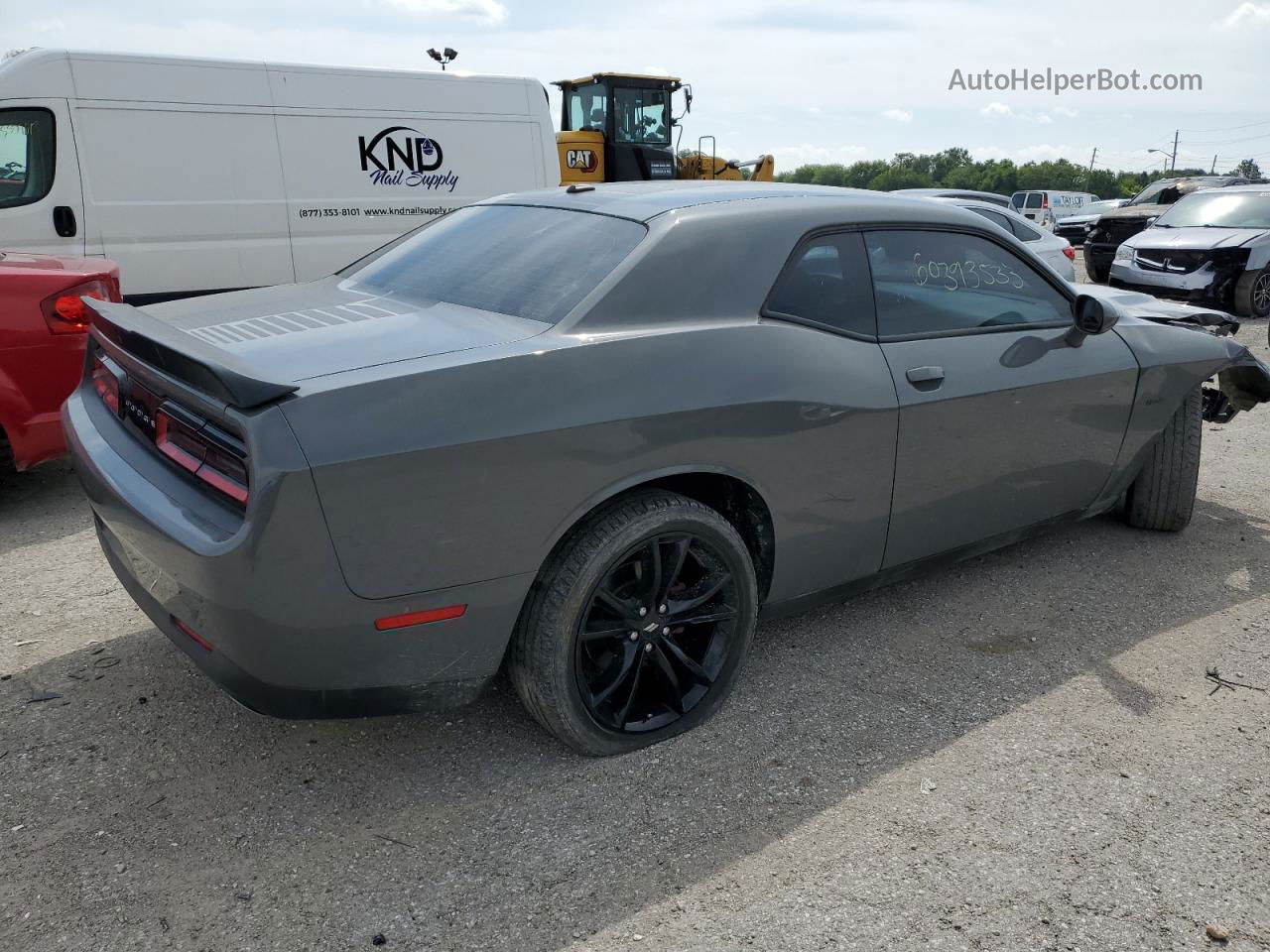 2017 Dodge Challenger R/t Gray vin: 2C3CDZBT0HH580603