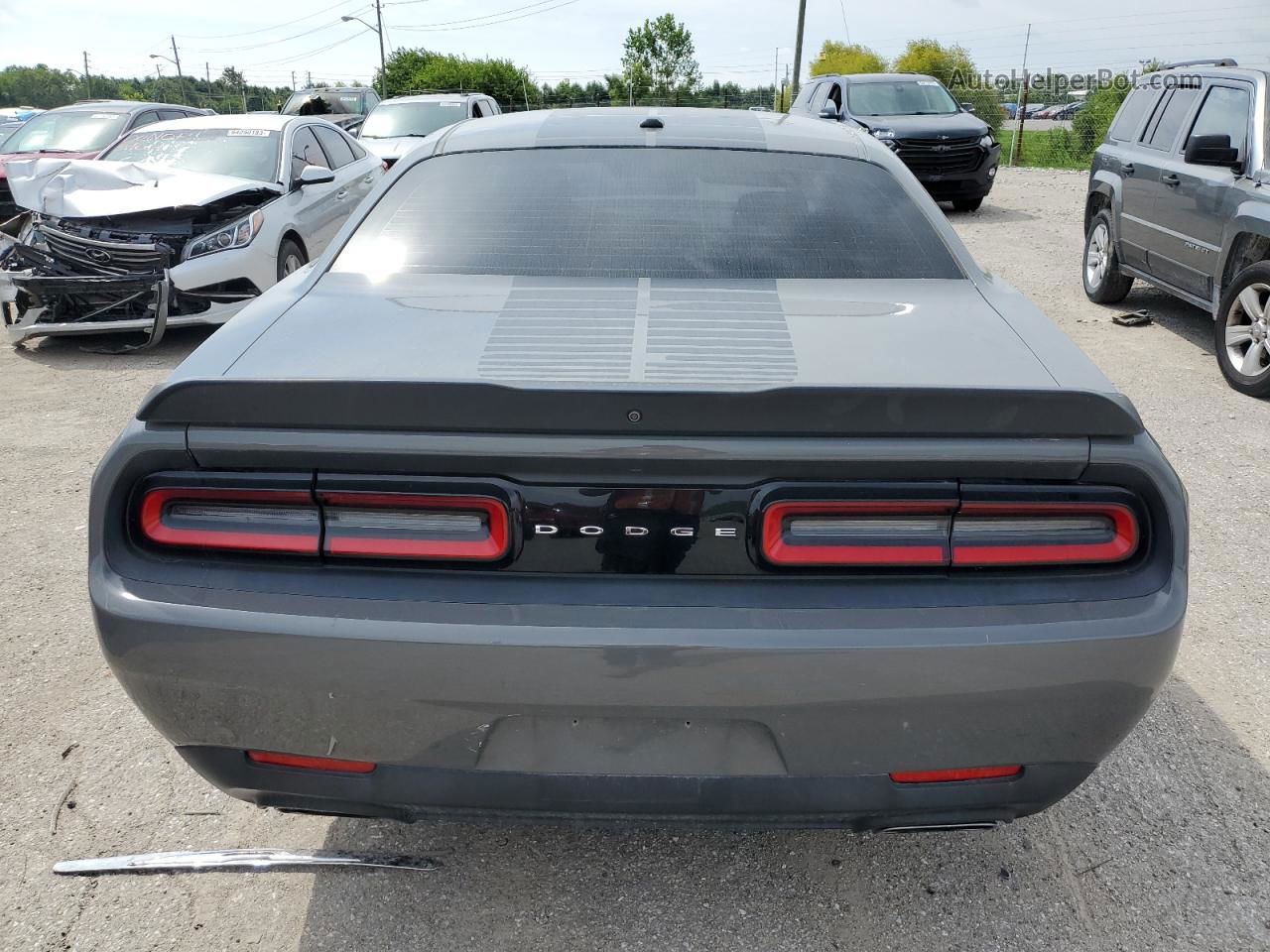 2017 Dodge Challenger R/t Gray vin: 2C3CDZBT0HH580603