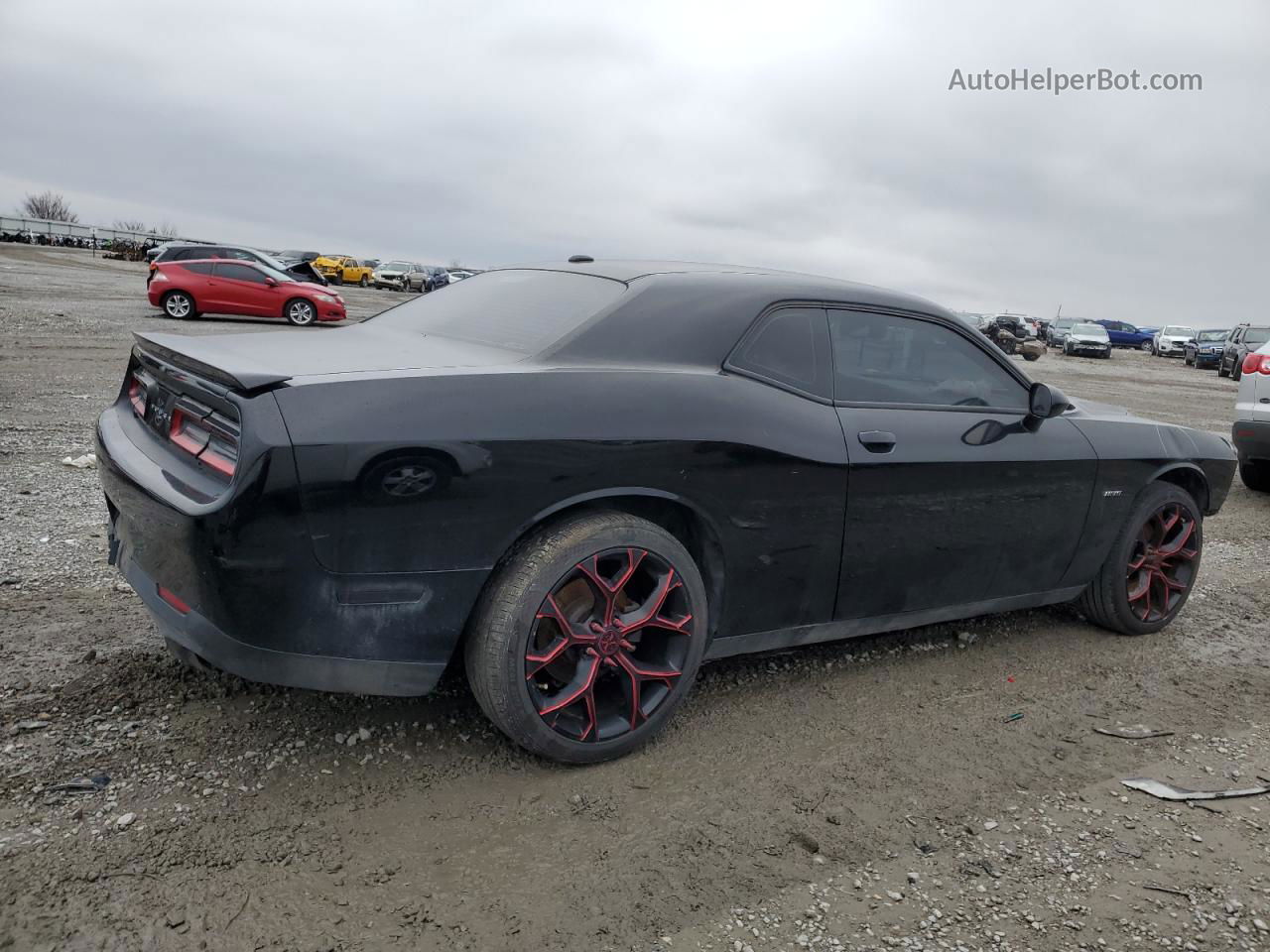 2017 Dodge Challenger R/t Черный vin: 2C3CDZBT0HH589110