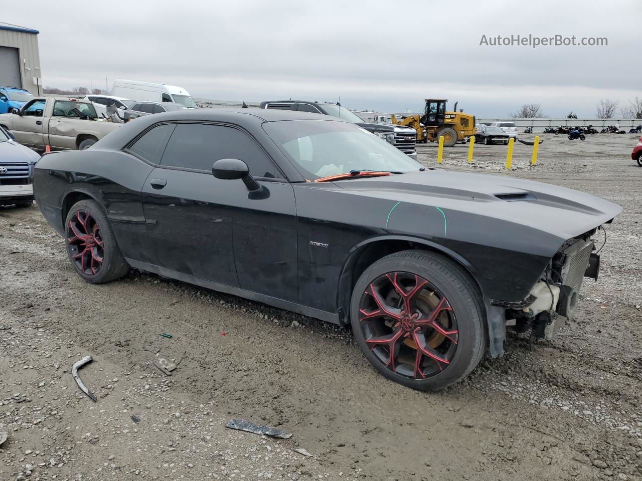 2017 Dodge Challenger R/t Черный vin: 2C3CDZBT0HH589110