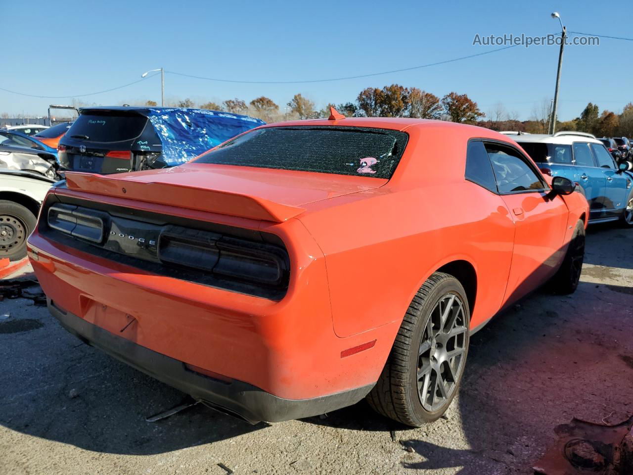 2017 Dodge Challenger R/t Красный vin: 2C3CDZBT0HH592668