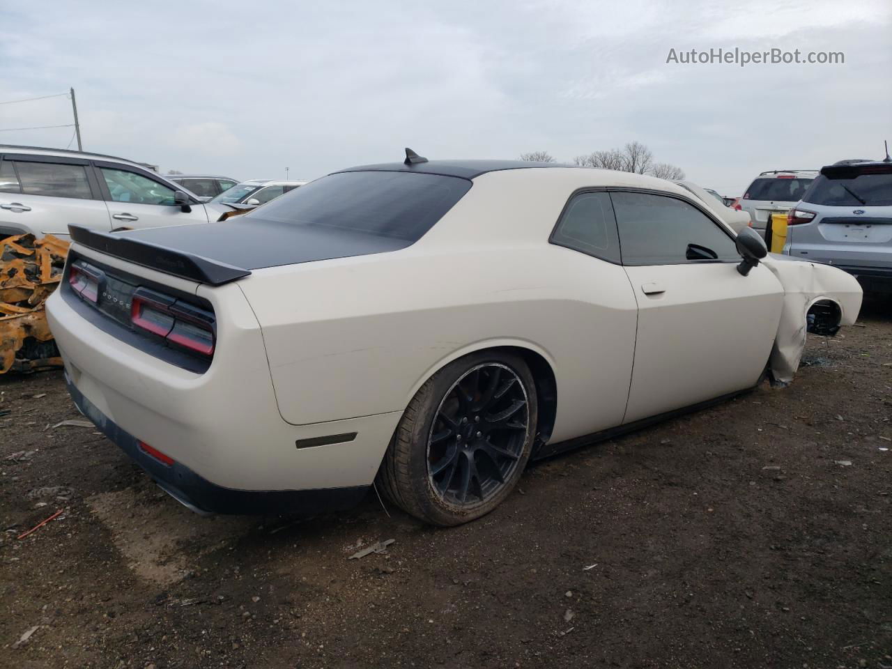 2017 Dodge Challenger R/t Двухцветный vin: 2C3CDZBT0HH605936