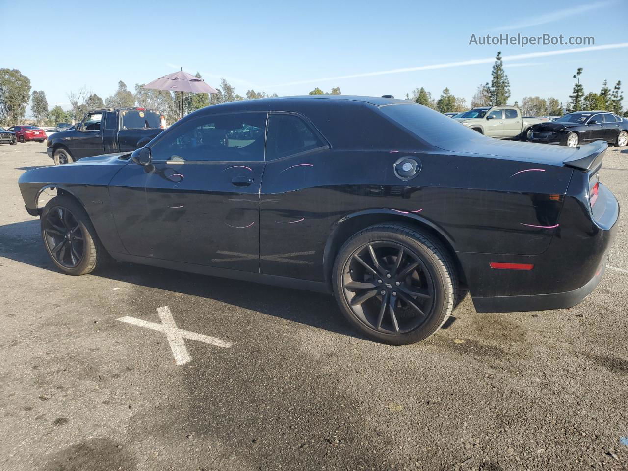 2018 Dodge Challenger R/t Black vin: 2C3CDZBT0JH175346