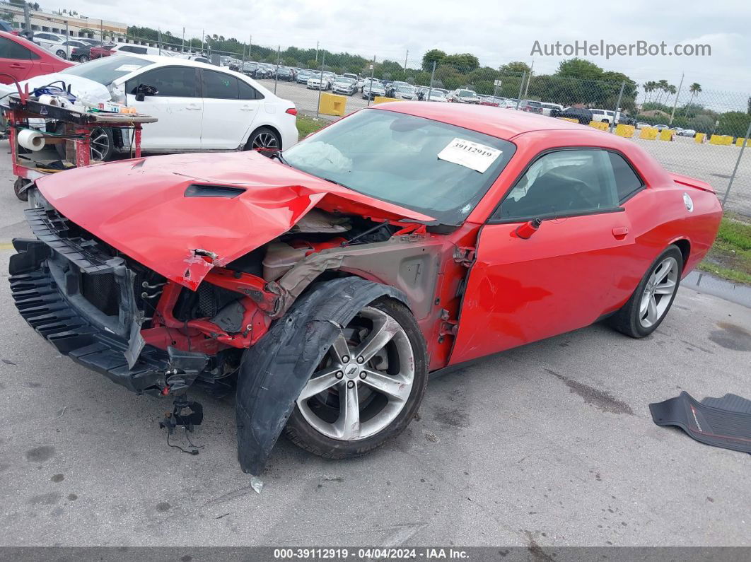 2018 Dodge Challenger R/t Red vin: 2C3CDZBT0JH241460