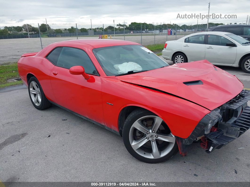 2018 Dodge Challenger R/t Red vin: 2C3CDZBT0JH241460