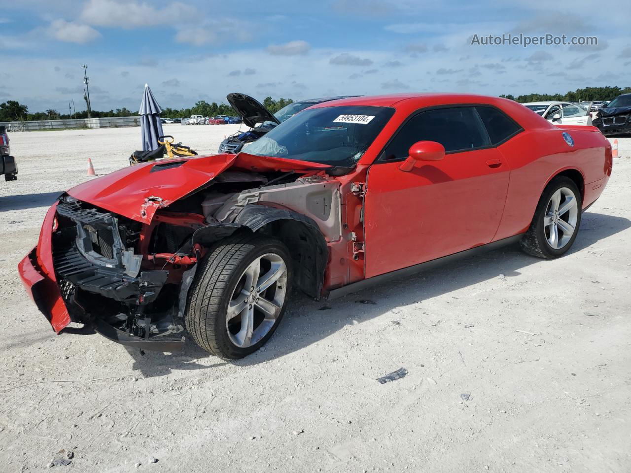 2018 Dodge Challenger R/t Red vin: 2C3CDZBT0JH241460