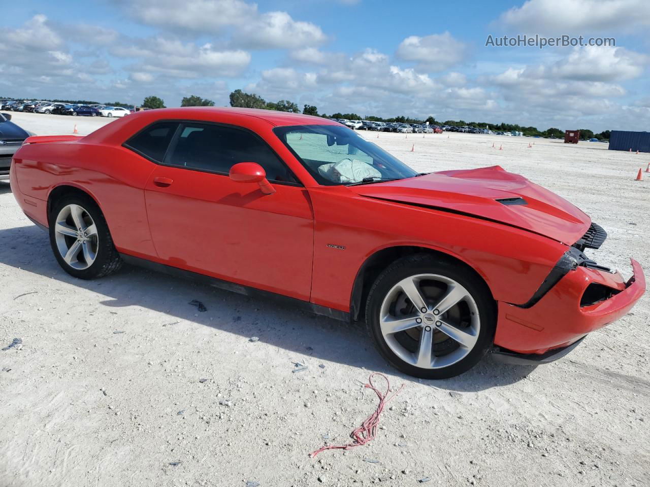 2018 Dodge Challenger R/t Red vin: 2C3CDZBT0JH241460