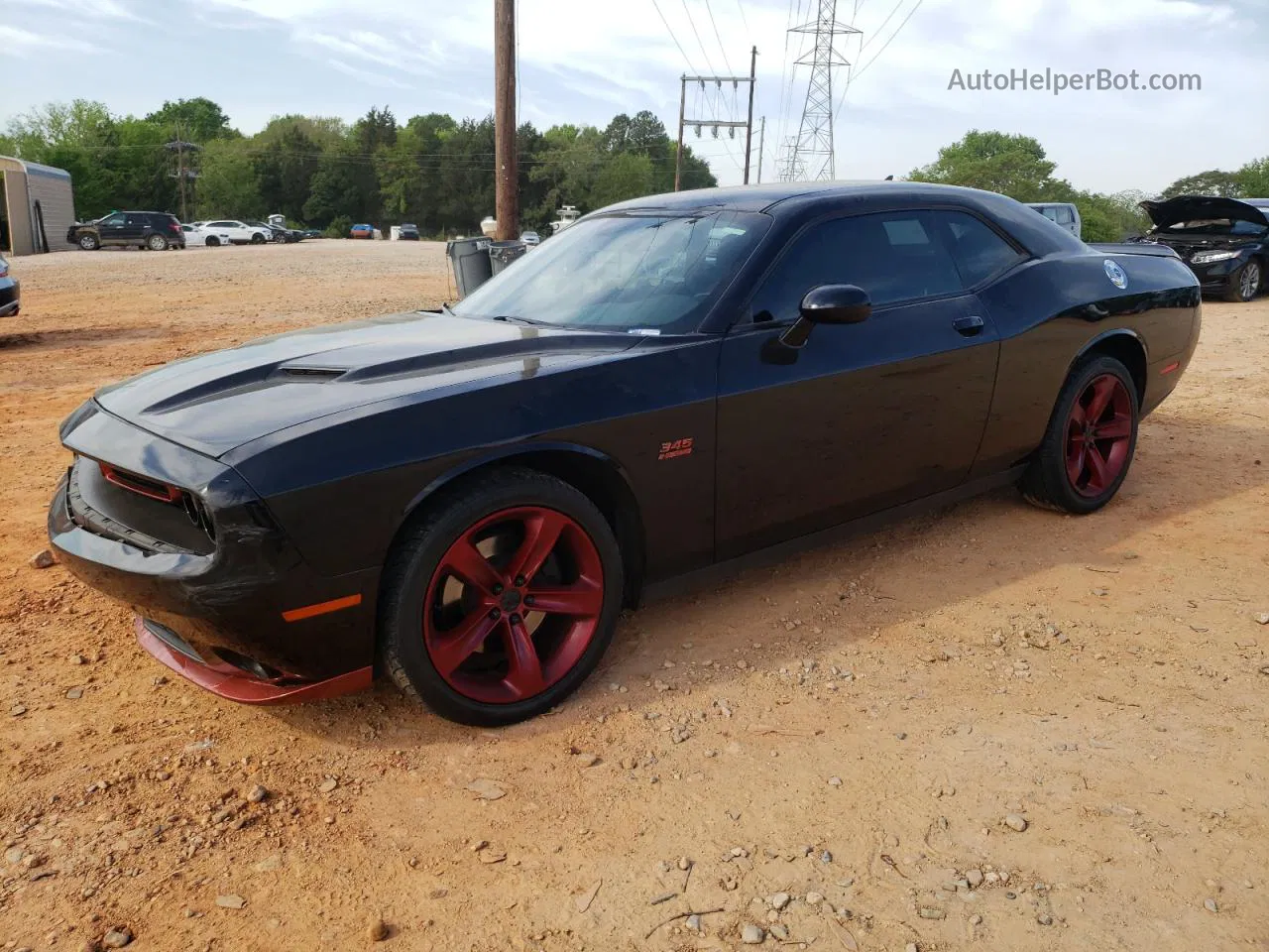 2018 Dodge Challenger R/t Черный vin: 2C3CDZBT0JH259845