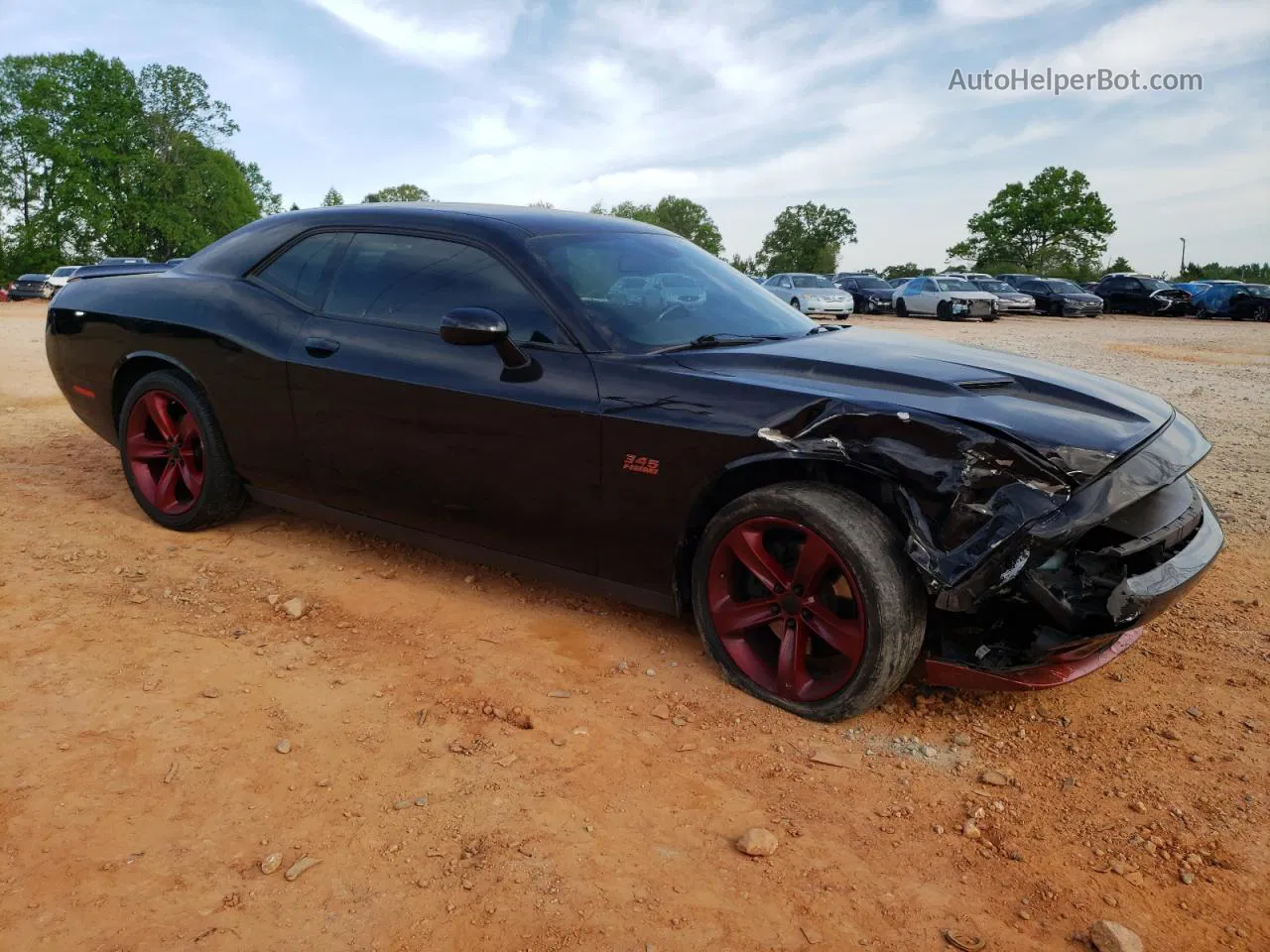 2018 Dodge Challenger R/t Black vin: 2C3CDZBT0JH259845