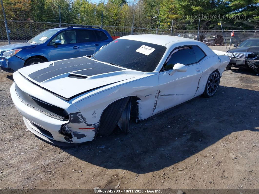 2018 Dodge Challenger R/t Белый vin: 2C3CDZBT0JH260056