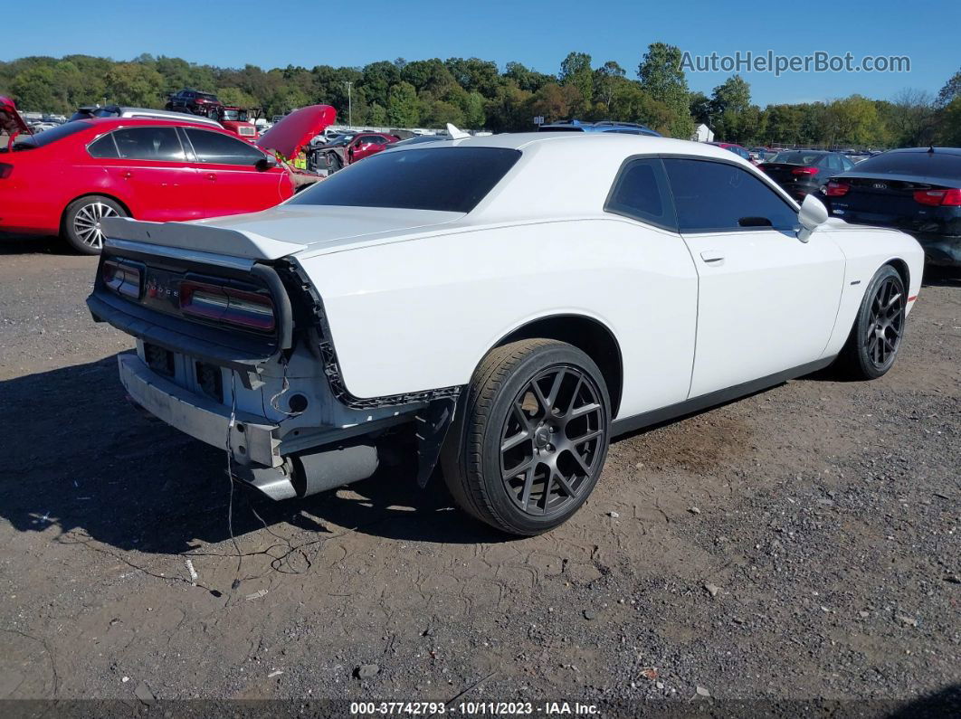 2018 Dodge Challenger R/t Белый vin: 2C3CDZBT0JH260056