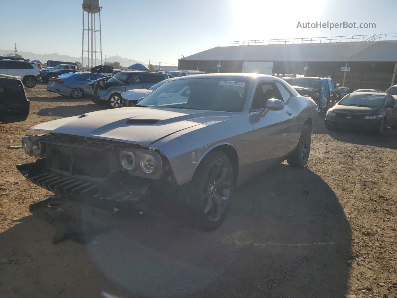 2018 Dodge Challenger R/t Серебряный vin: 2C3CDZBT0JH300586