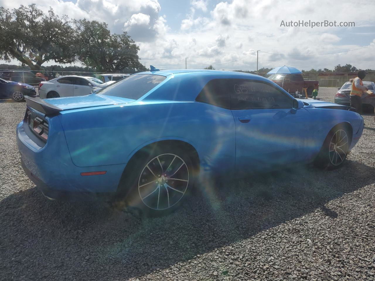 2018 Dodge Challenger R/t Blue vin: 2C3CDZBT0JH343339