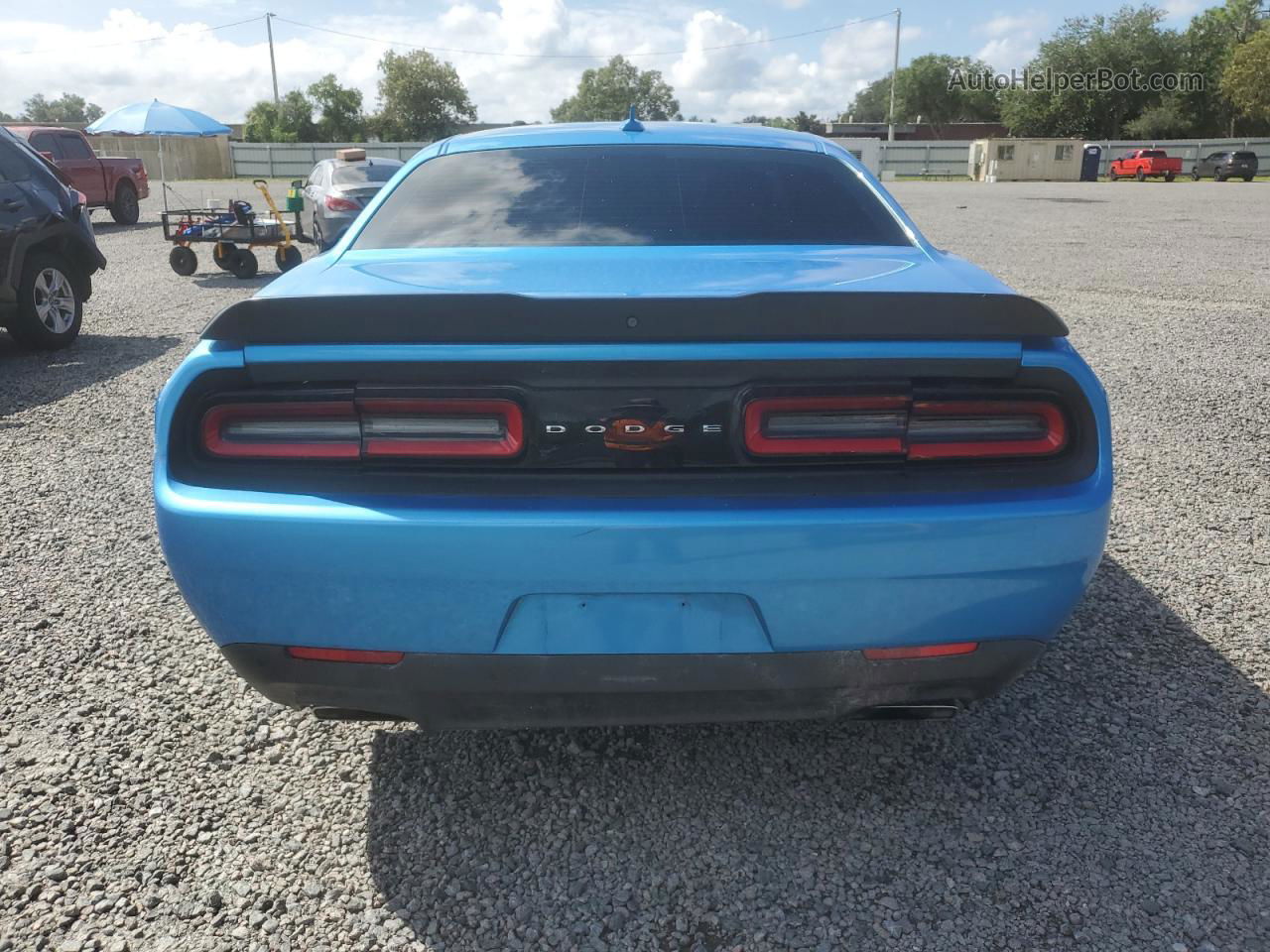 2018 Dodge Challenger R/t Синий vin: 2C3CDZBT0JH343339